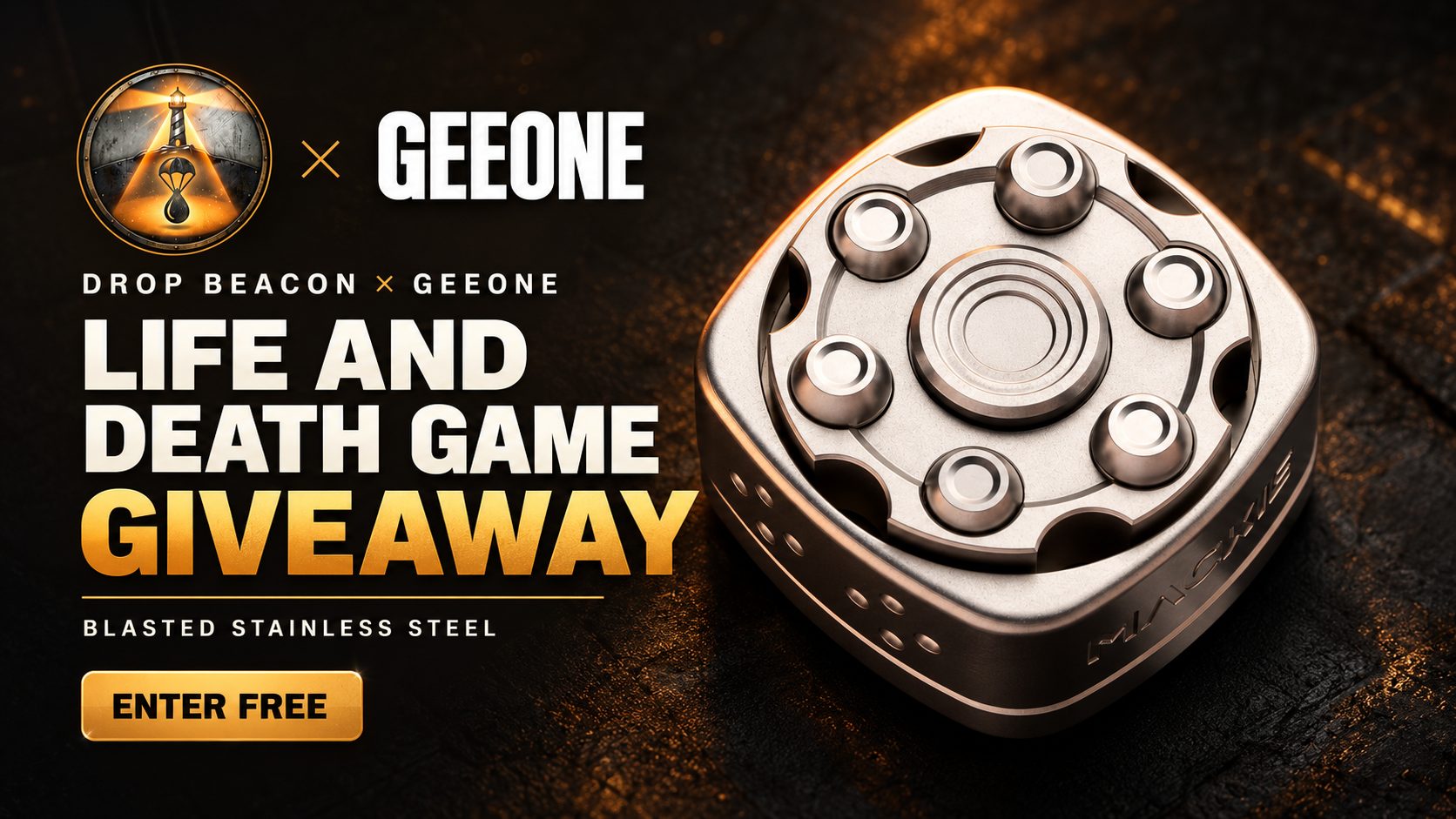 Drop Beacon x GeeOne 42.COSMO Life and Death Game Giveaway