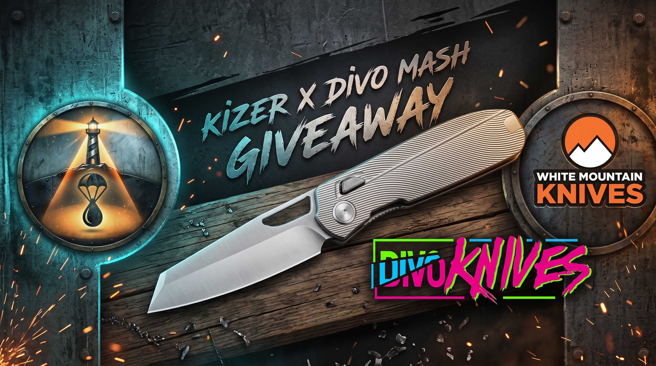 Drop Beacon x White Mountain Knives × Divo Knives: Kizer x Divo Mash Giveaway