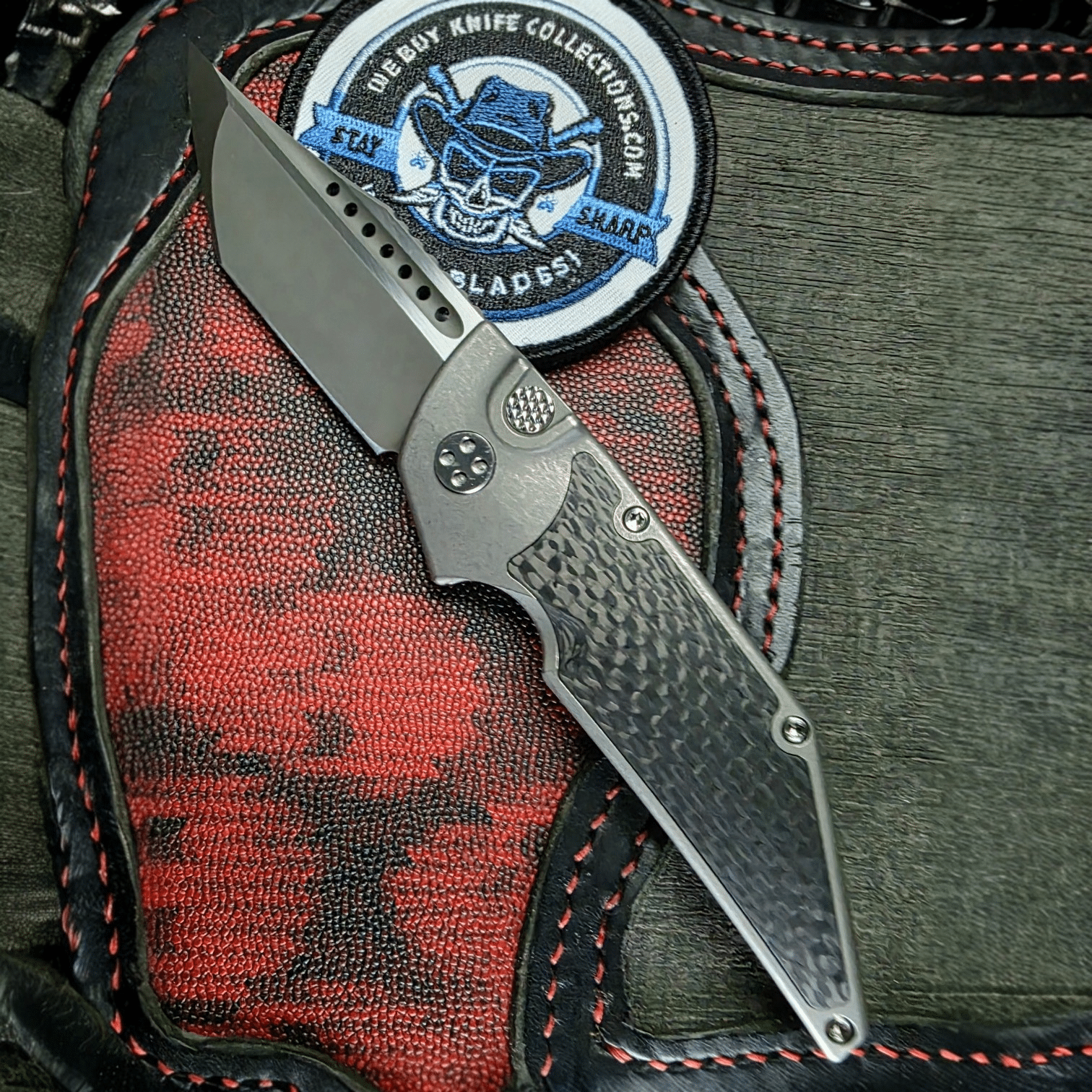 Hypercut Manufacturing Dharma Prototype 3 of 4 – Nitro-V Blade – Camo Carbon Inlays
